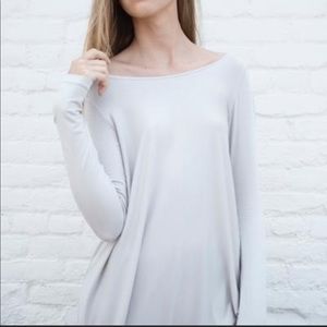 Joah Brown open back shirt